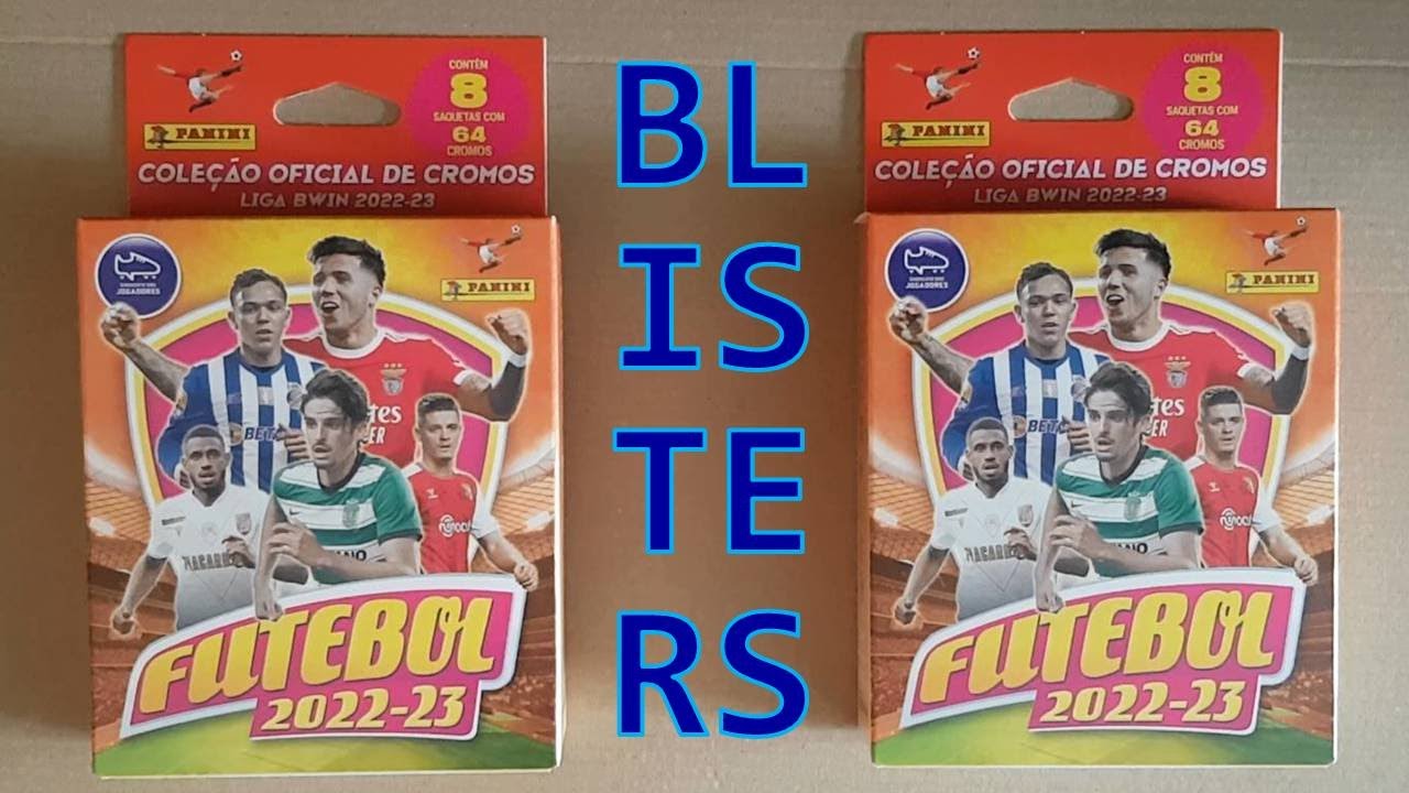 Abertura BLISTERS Futebol 2022/23 Saquetas Cromos Panini