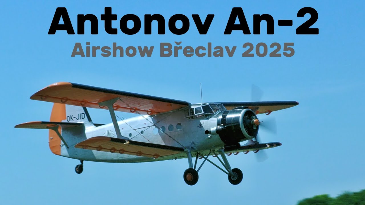 Antonov An-2 | PARACHUTE DROP | WALK AROUND | 4K | Airshow Břeclav 2025