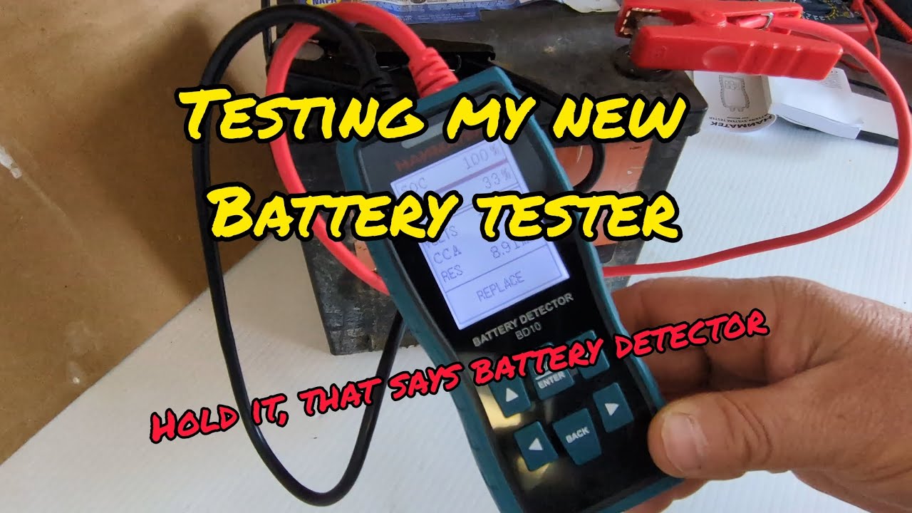 HANMATEK BD10 testing on old Napa Battery 