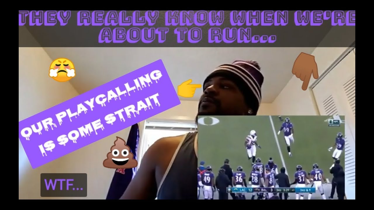 RAVENS FAN REACTS TO CHARGERS VS RAVENS WILDCARD GAME (REACTION)