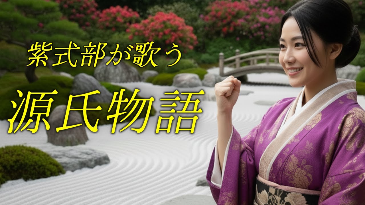 [AI] 紫式部が歌う[源氏物語]　【和風ダンスロック】