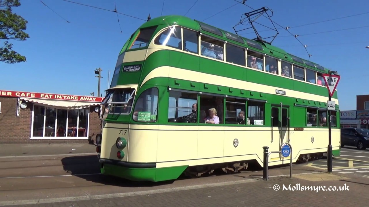 Blackpool Heritage Tram Tours May Holiday Weekend 2018