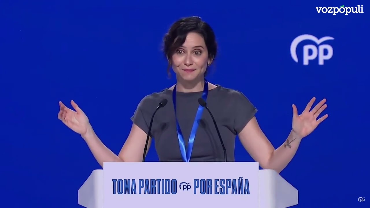 Ayuso y su dardo a S&aacute;nchez: 