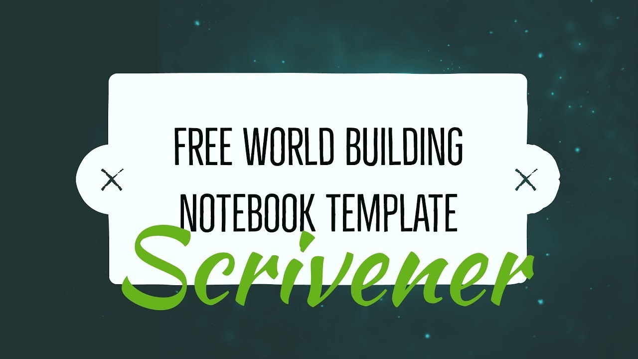 FREE Scrivener World Building Notebook Template Tour | Resources For Writers