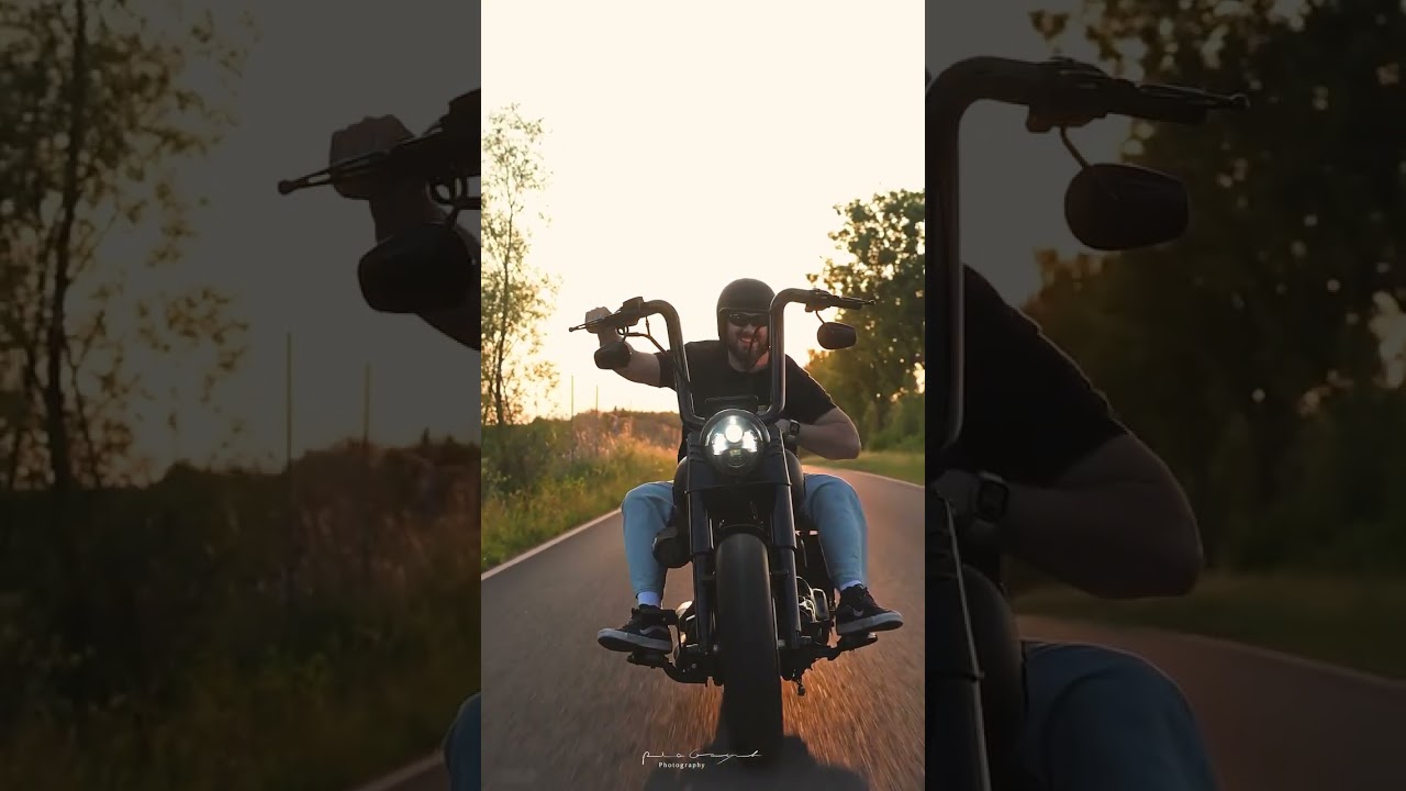 🔥🤘 Ape Hanger Classic Rhino on a Harley-Davidson Softail Slim