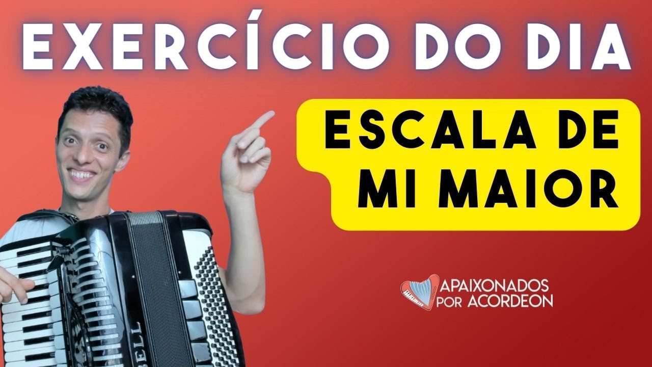 Escala de Mi Maior no acordeon | #auladeacordeon #auladesanfona