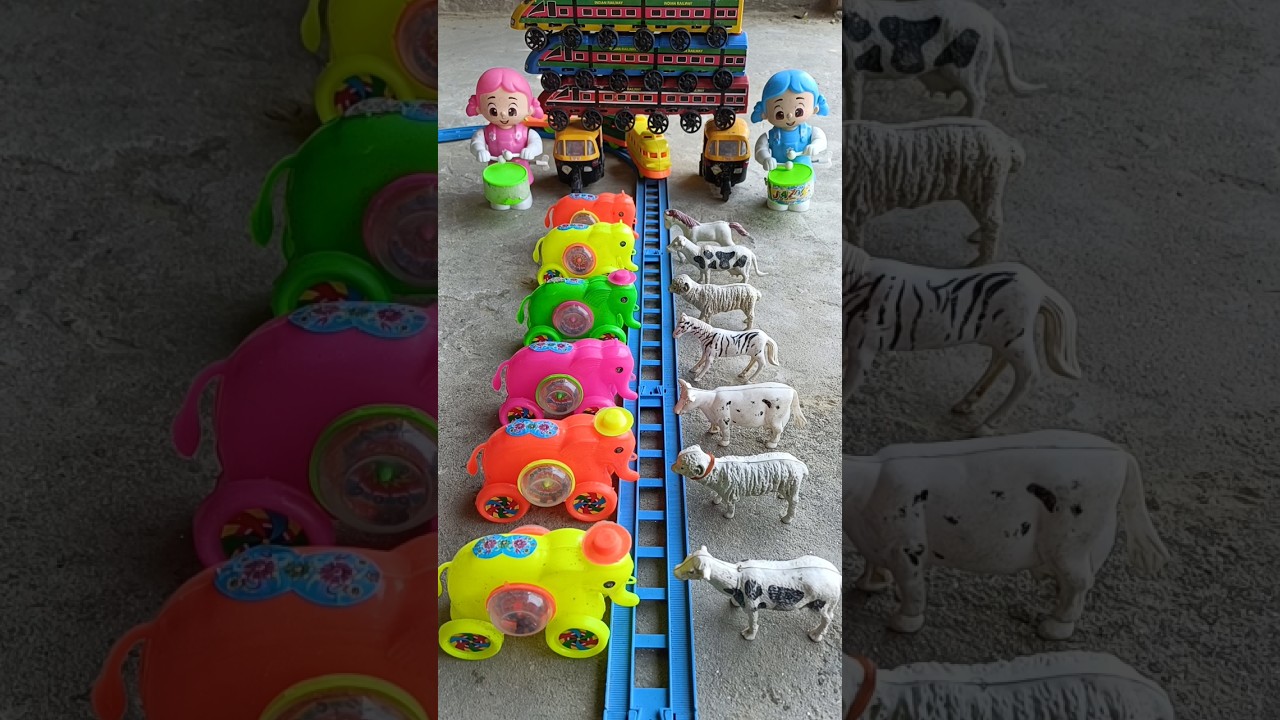 Rc car cow train auto train #video #shorts #ytshorts #shortvideo cow videos #australia jcb video