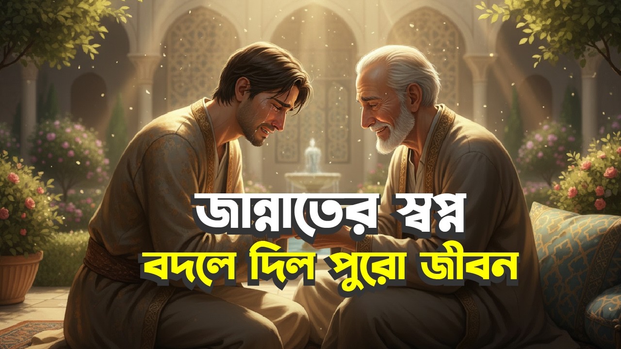 জান্নাতের স্বপ্ন যা বদলে দিল এক মানুষের পুরো জীবন | হৃদয়ছোঁয়া ইসলামী গল্প