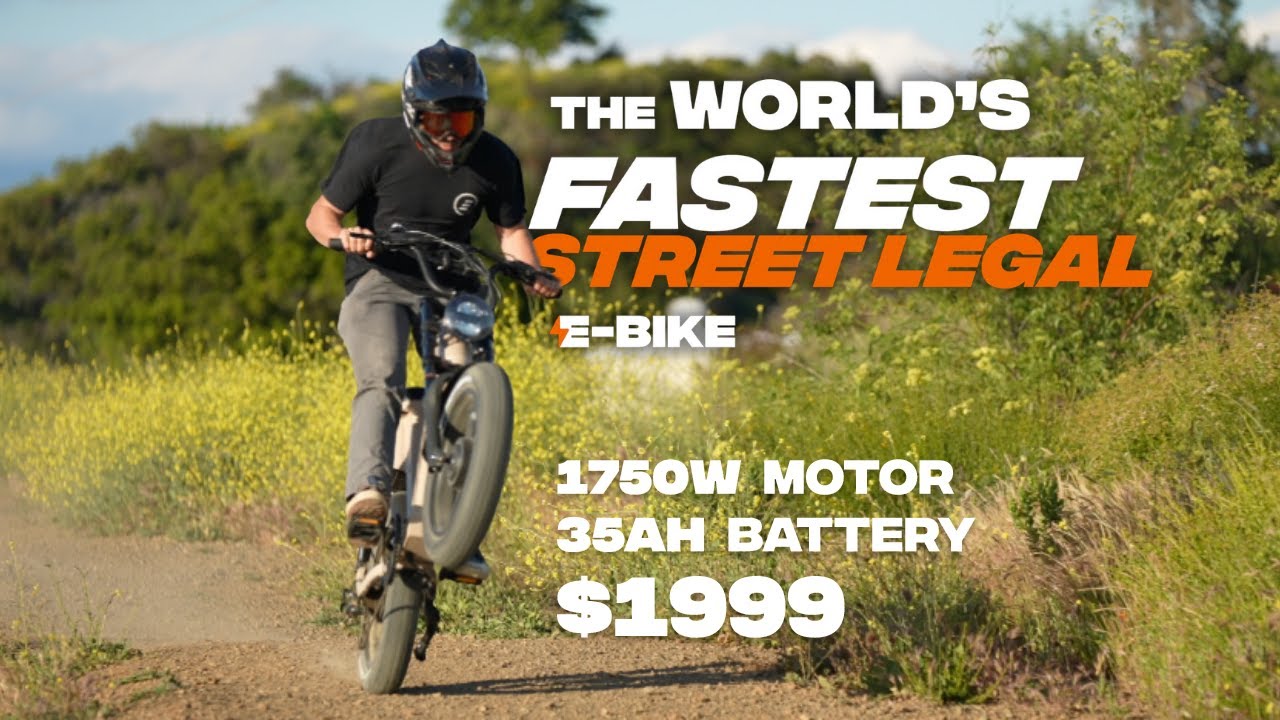 Introducing Bandit X-Trail Pro - The World's Fastest Street Legal eBike