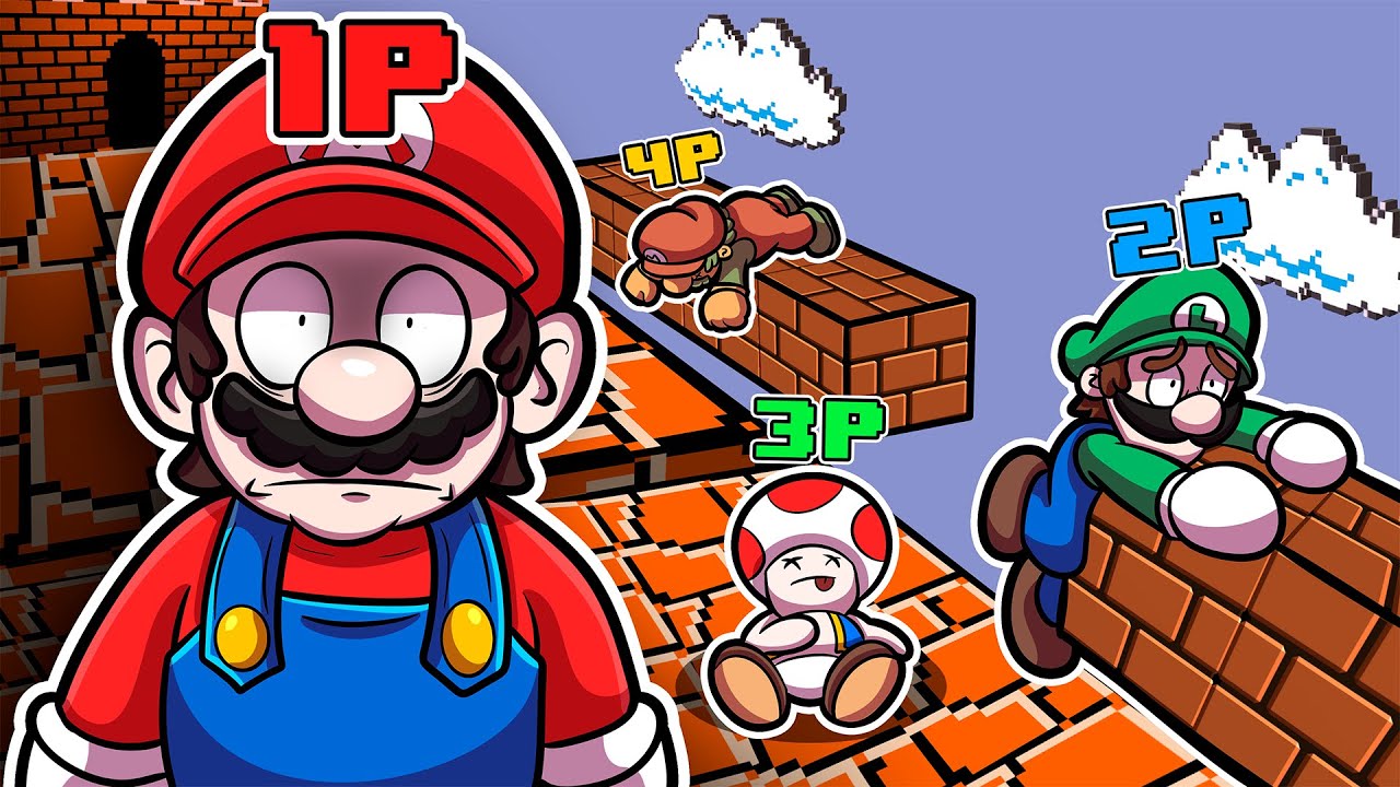 Super Mario Bros 1 MULTIJUGADOR!!!