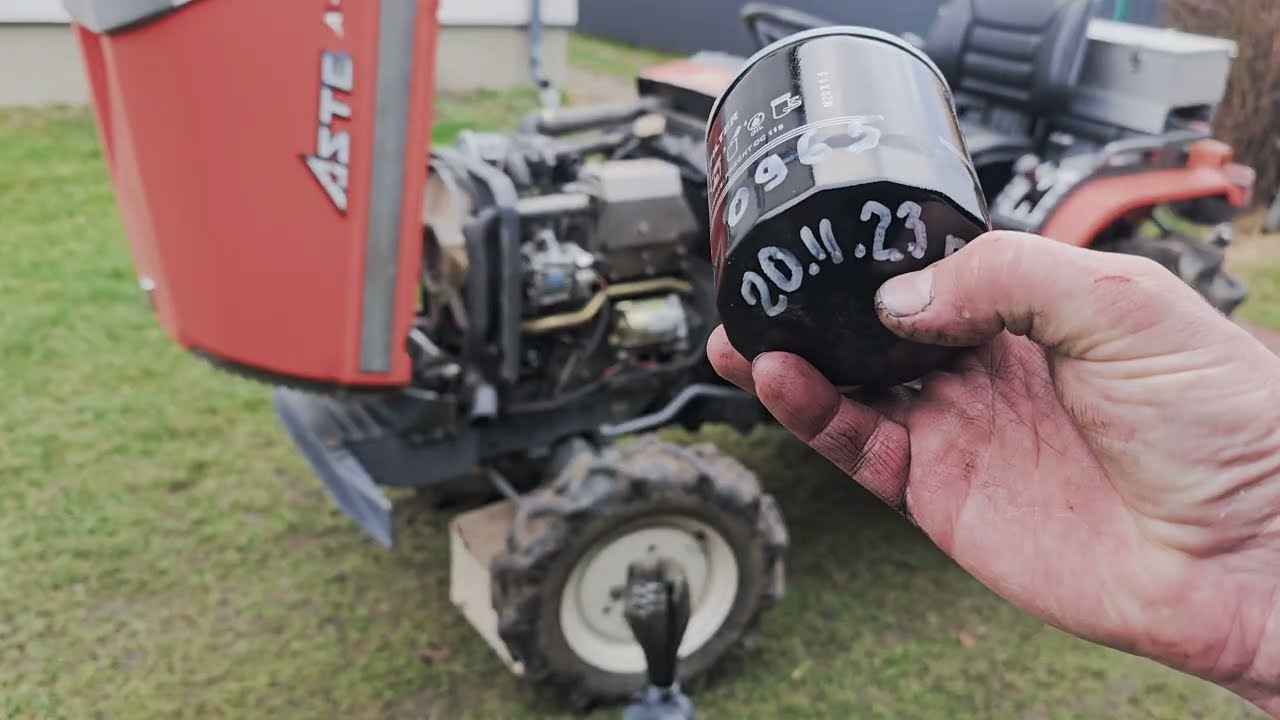 🚜 Чергова заміна мастила ДВЗ на KubotaAste A15. #bazotto 