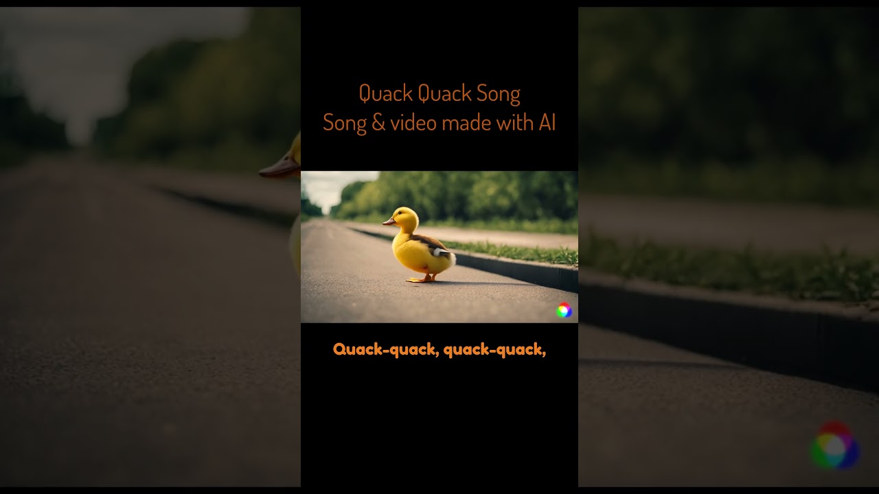 The Quack Quack Song | song & video made by AI | suno.ai #ai #music #suno