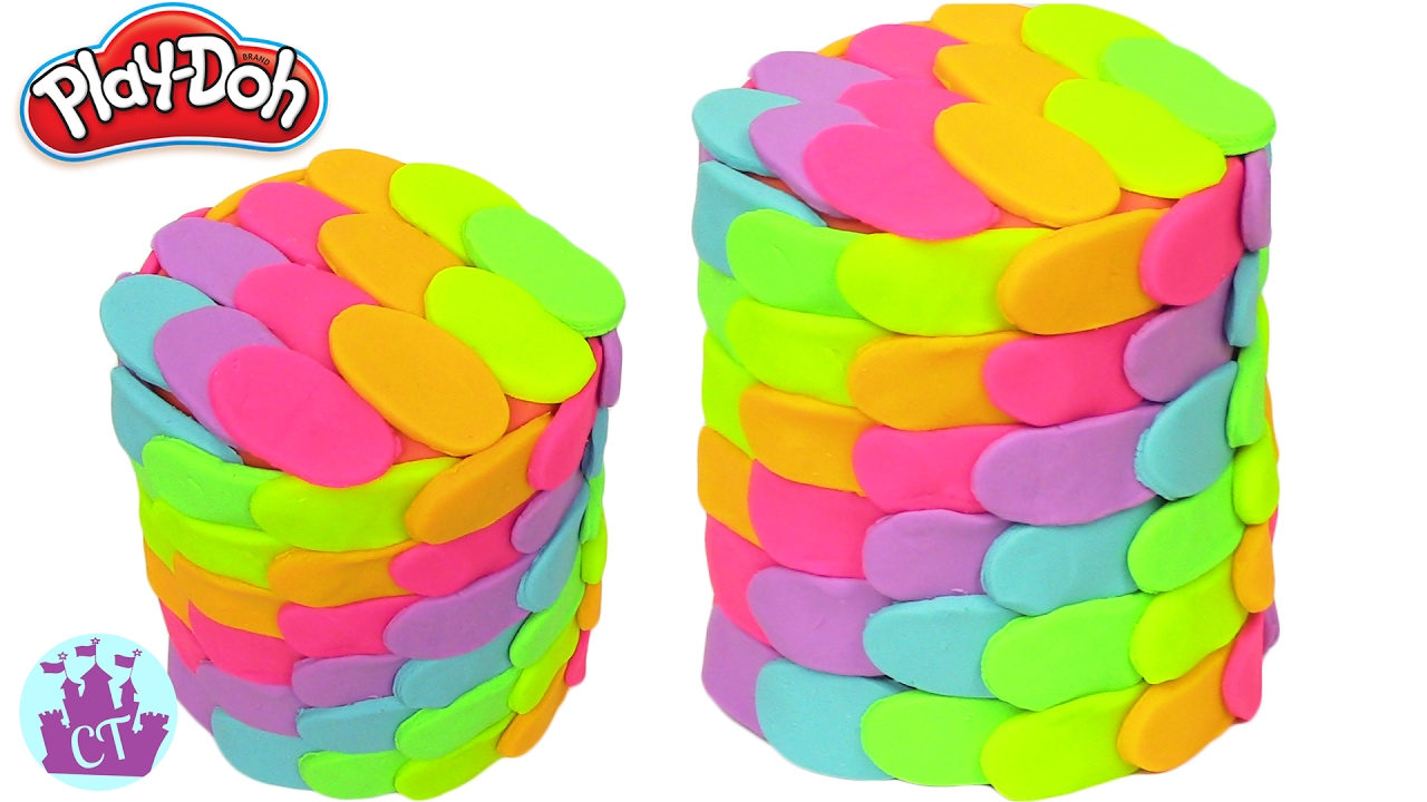 Play Doh Rainbow Learning Cake 2 Cakes Frozen Plastilina y Juguetes Castle Toys