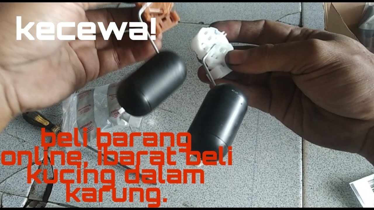 unboxing dan review pelampung bensin beat fi.