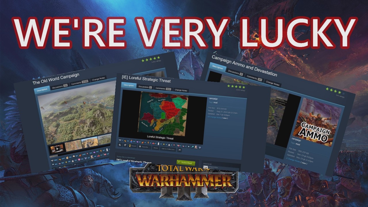 Why Warhammer 3 MODDERS Are The Best