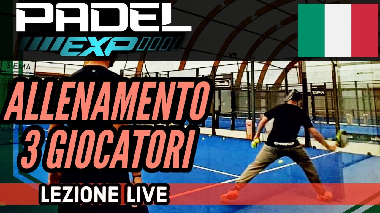 Lezione di Padel - Allenamento in 3 giocatori