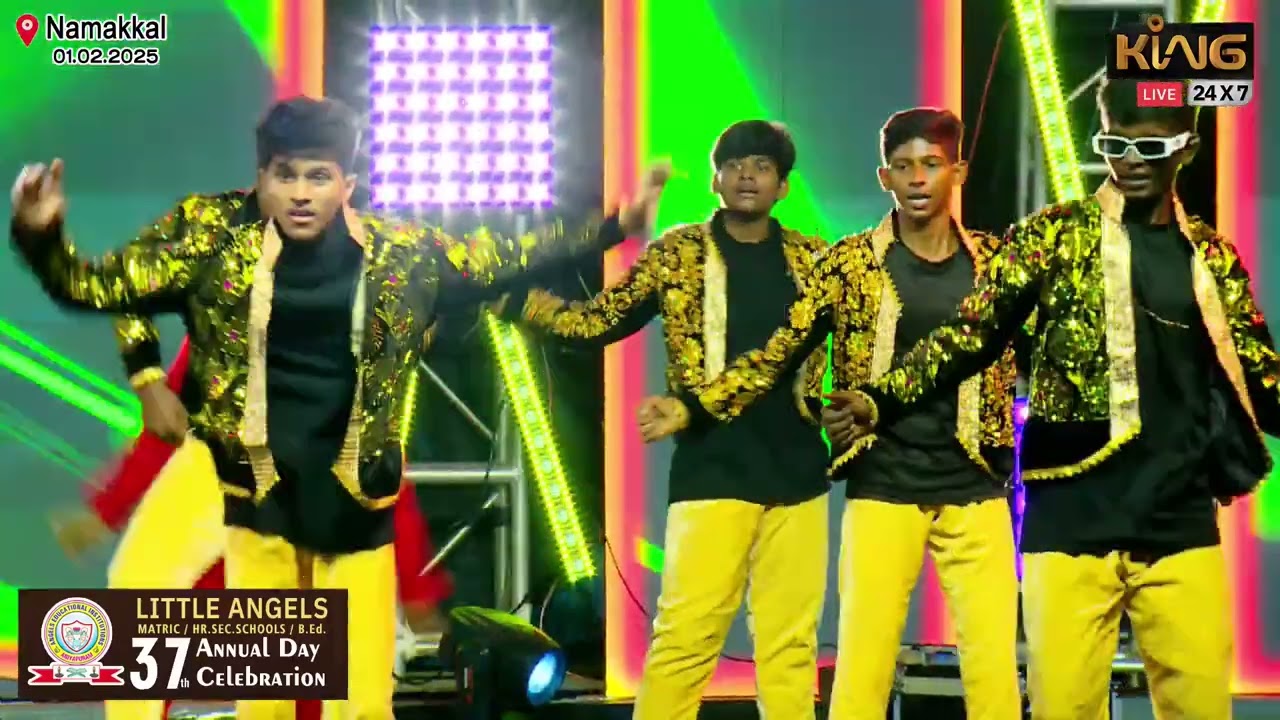 11th Boys Mixing Song Dance |Little Angles Educational Institutions 37th Annual Day Celebration