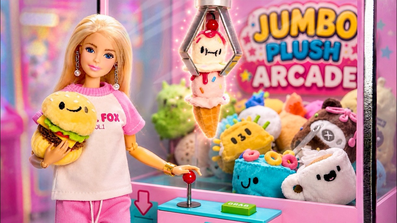 Я сделала автомат с игрушками Barbie из плюшевых Miniverse!