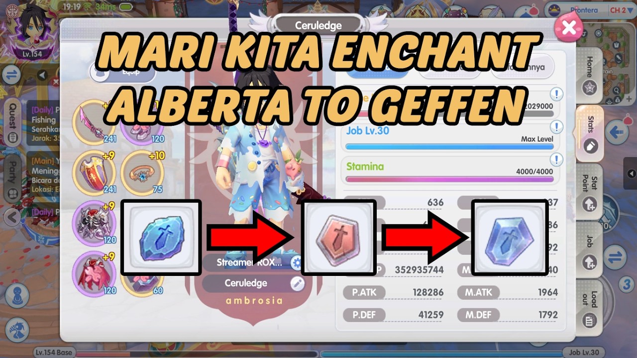 ENCHANT KITA MASIH DI PAYON BELUM BISA TRANSFER KE GEFFEN