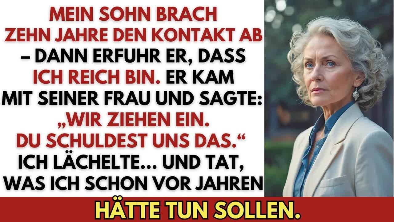 Mein Sohn erfuhr von meinem Geld – dann forderte er mit seiner Frau einen Anteil daran