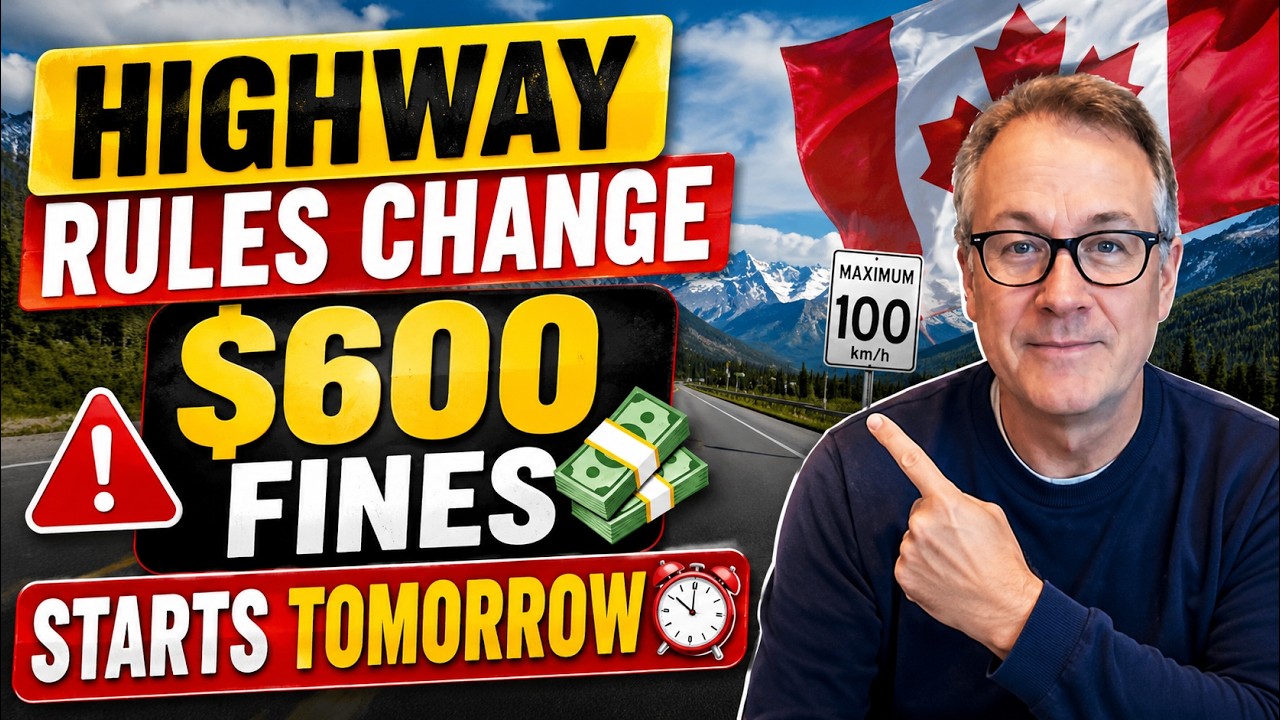 🚨 URGENT: New Canada Highway Rules Start Tomorrow &mdash; Drivers Could Face Instant Fines