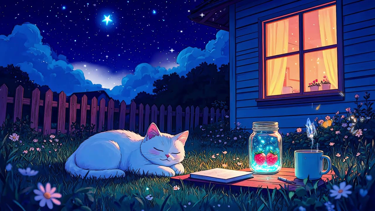 Smooth Lo-Fi Chillhop: Peaceful Melodies for Late Night Vibes  Stress Relief 🎶💤