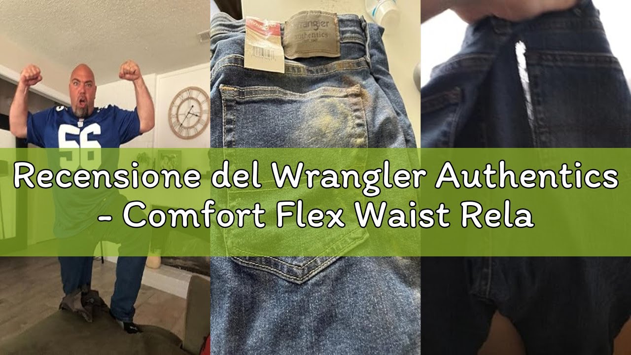 Recensione del Wrangler Authentics - Comfort Flex Waist Relaxed Fit Jean, Jeans Uomo
