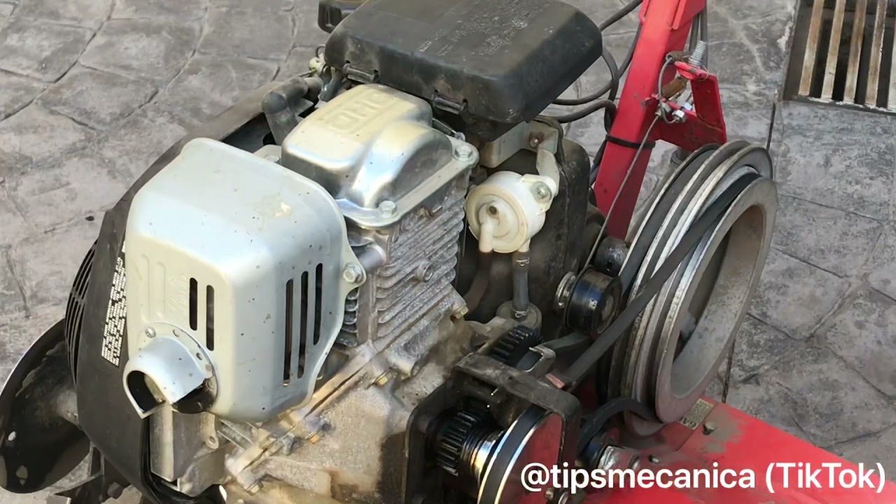 Cambiar aceite motoazada / cortacésped | Mantenimiento motoazada máquina de arar y servicio