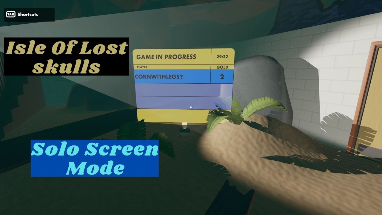 Isle of Lost Skulls Solo Screen Mode - Rec Room