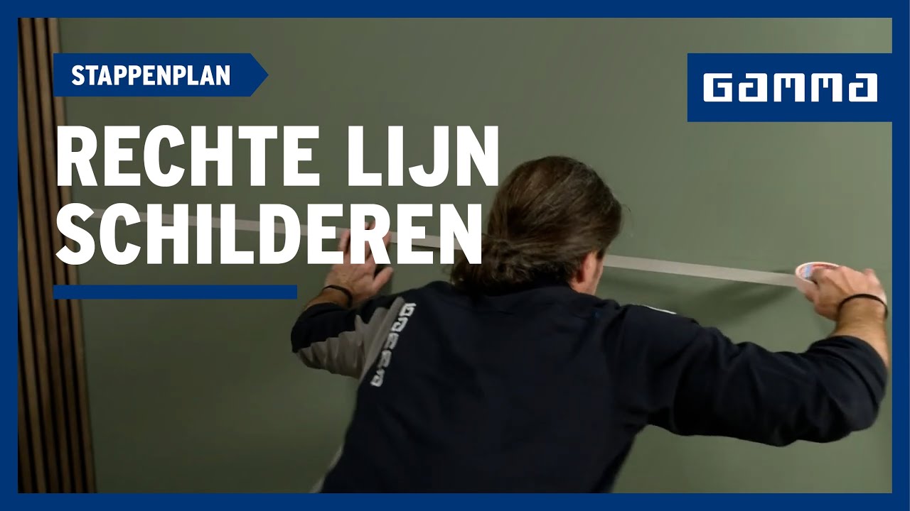 Een perfect rechte lijn schilderen in 6 stappen | GAMMA Belgi&euml;