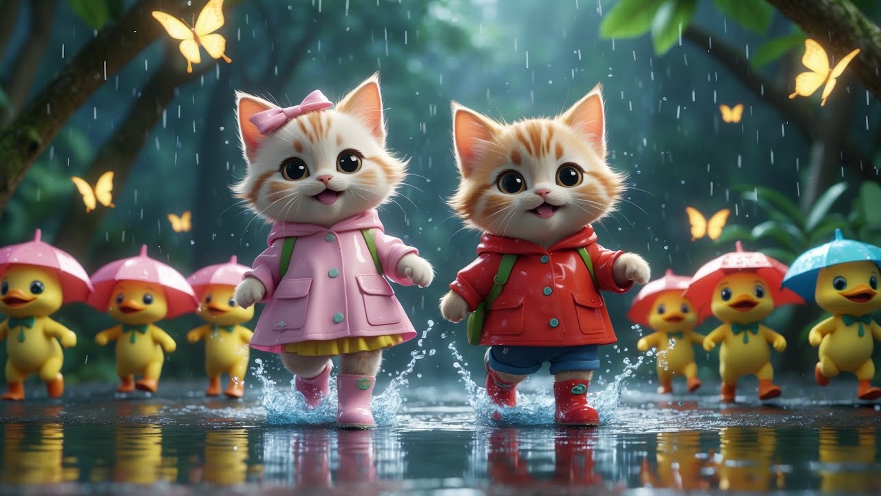 &ldquo;🌧️ Rain Rain! Lila & Milo&rsquo;s Funny Rain Rhyme 😺☔ | Kids Cartoon Song&rdquo;