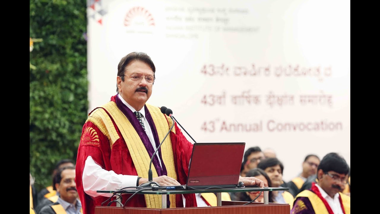 43rd Convocation address by Shri Ajay Piramal, Chairman, Piramal Group and Shriram Group
