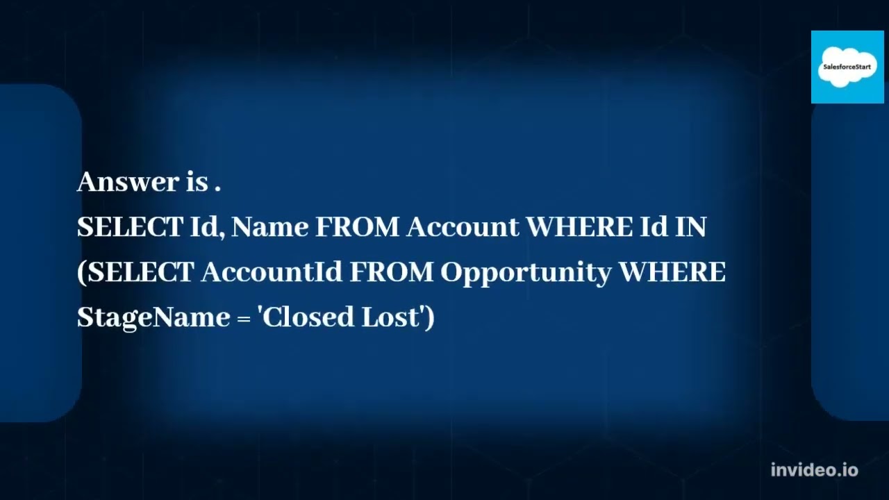 Salesforce Scenario Based SOQL Queries Part 1
