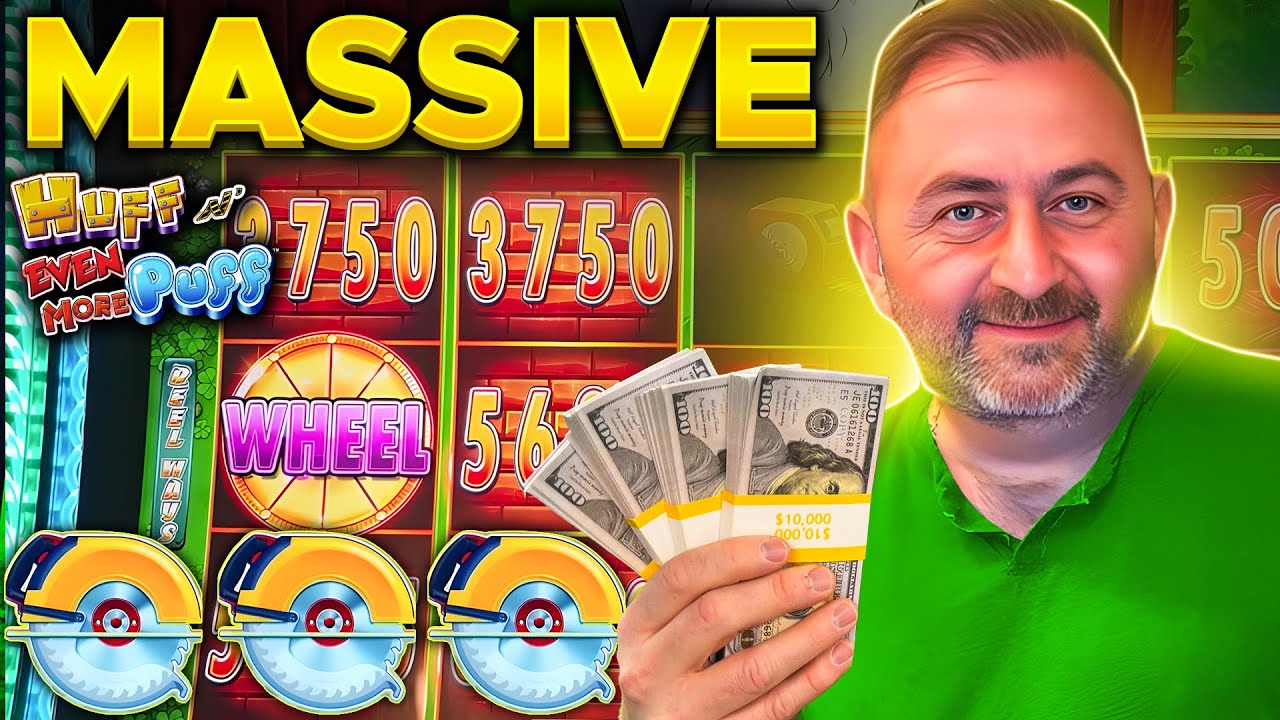 🔥 DREAM SESSION!! 🐺 NON-STOP BONUSES & MASSIVE JACKPOTS on Huff N’ Even More Puff! 💥💰