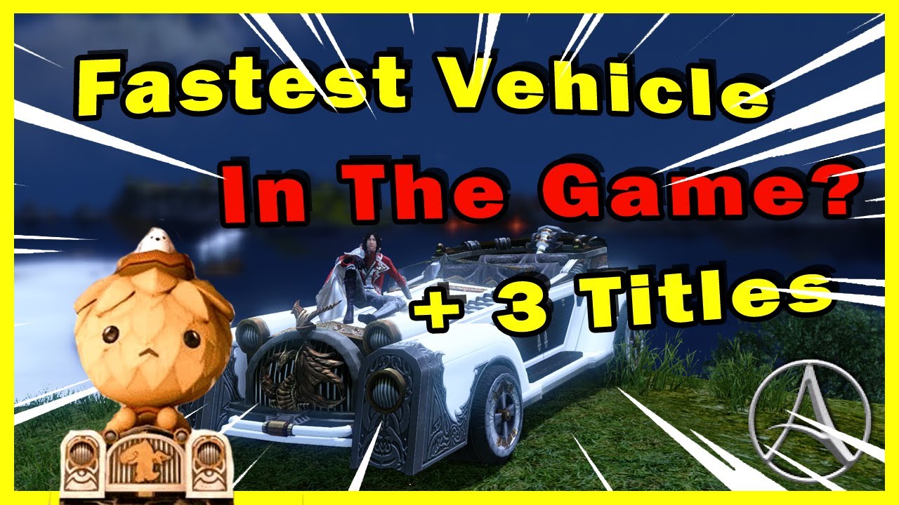 The Rampage Chroma Car And Windracer Title (Archeage: Unchained)