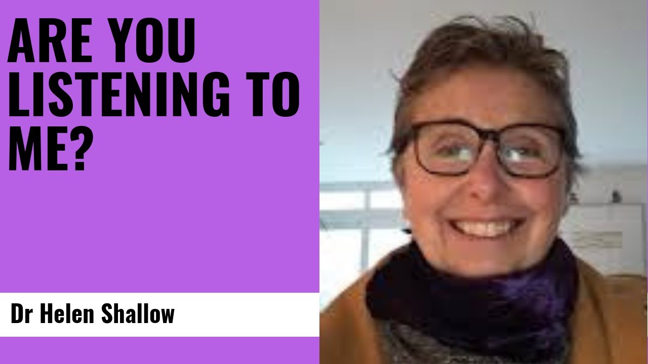 Are you Listening to me? A Feminist Participatory Action Research Study - Dr Helen Shallow