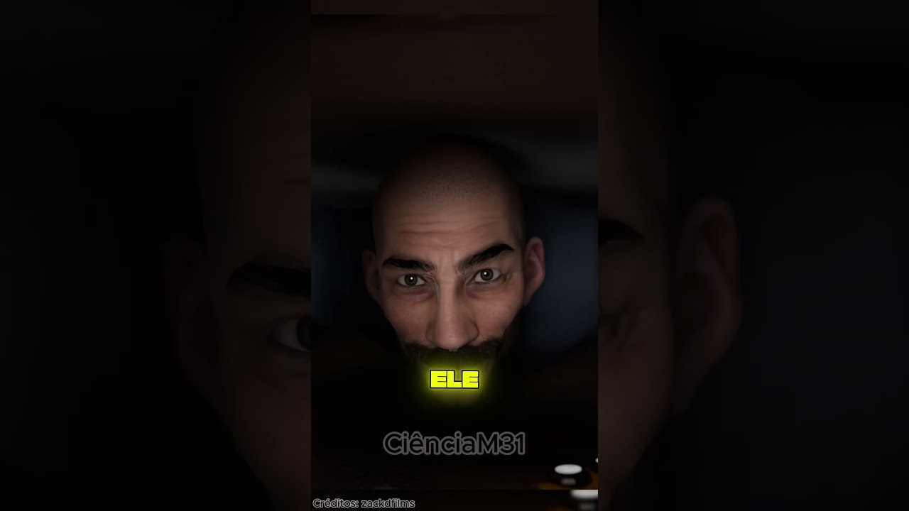 Um monstro debaixo da cama？ 😨 