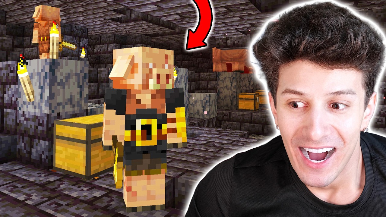 MİNECRAFT : PİGLİN KALESİ BULDUM