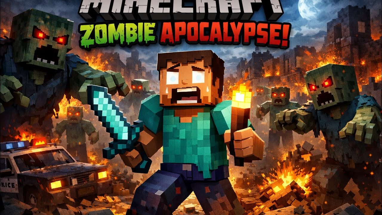 Minecraft zombie apocalypse (part 1)