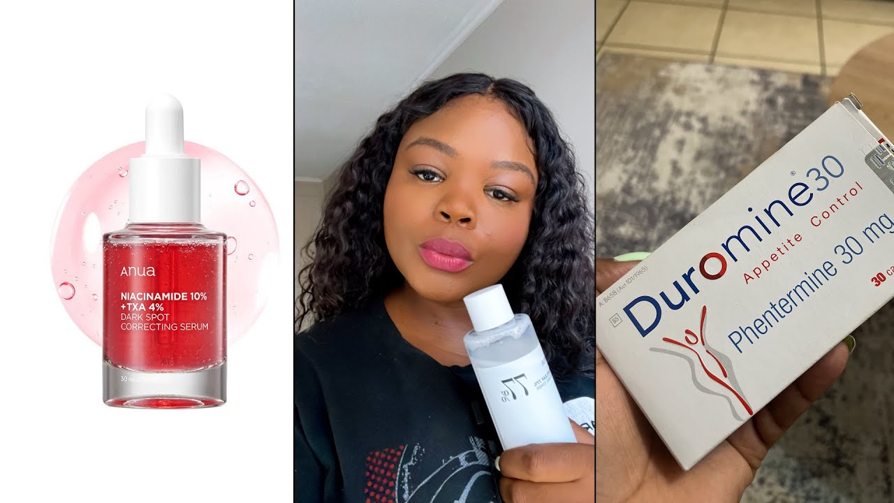 Anua review on a black girl | Duromine (Phentermine) it does work? | Lost 1.2 kg(2.6lb) in 8 days