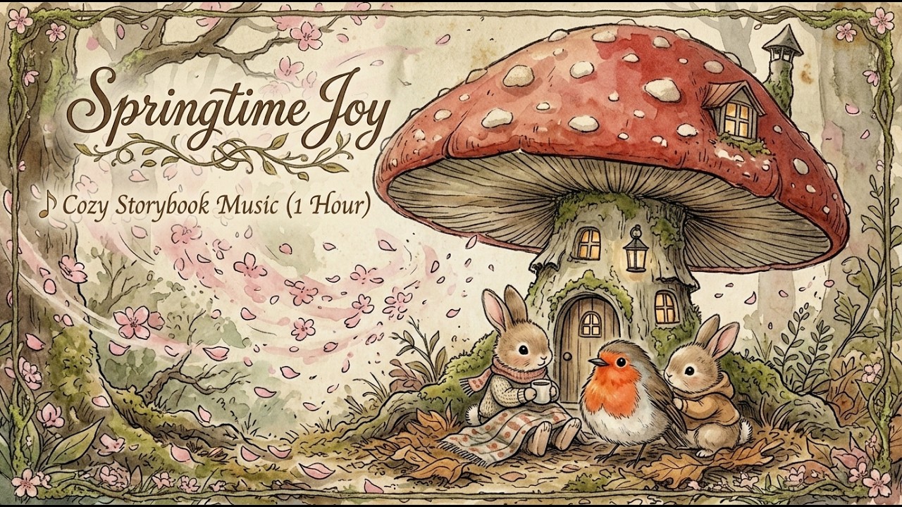 Springtime Joy | Cozy Storybook Music (1 Hour)