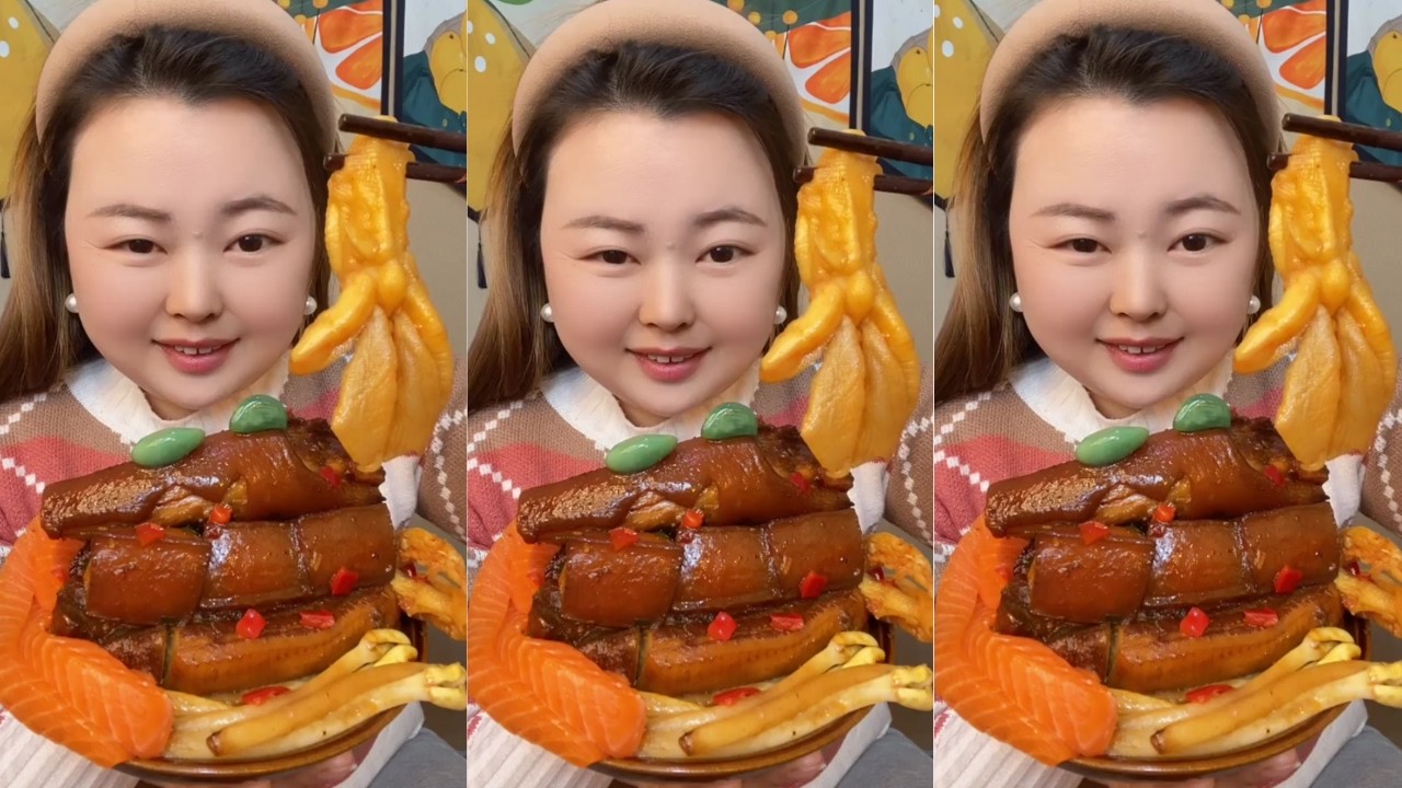 Rural ASMR Enjoy Eating Braised Pork Belly with Duck Feet – Super Delicious Food Show