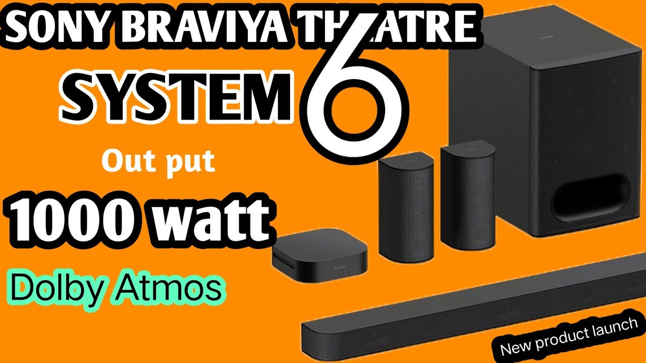 Sony Bravia Theatre System 6 | Sony 5.1 soundbar  | Best home theatre 2025 | Dolby Atmos 