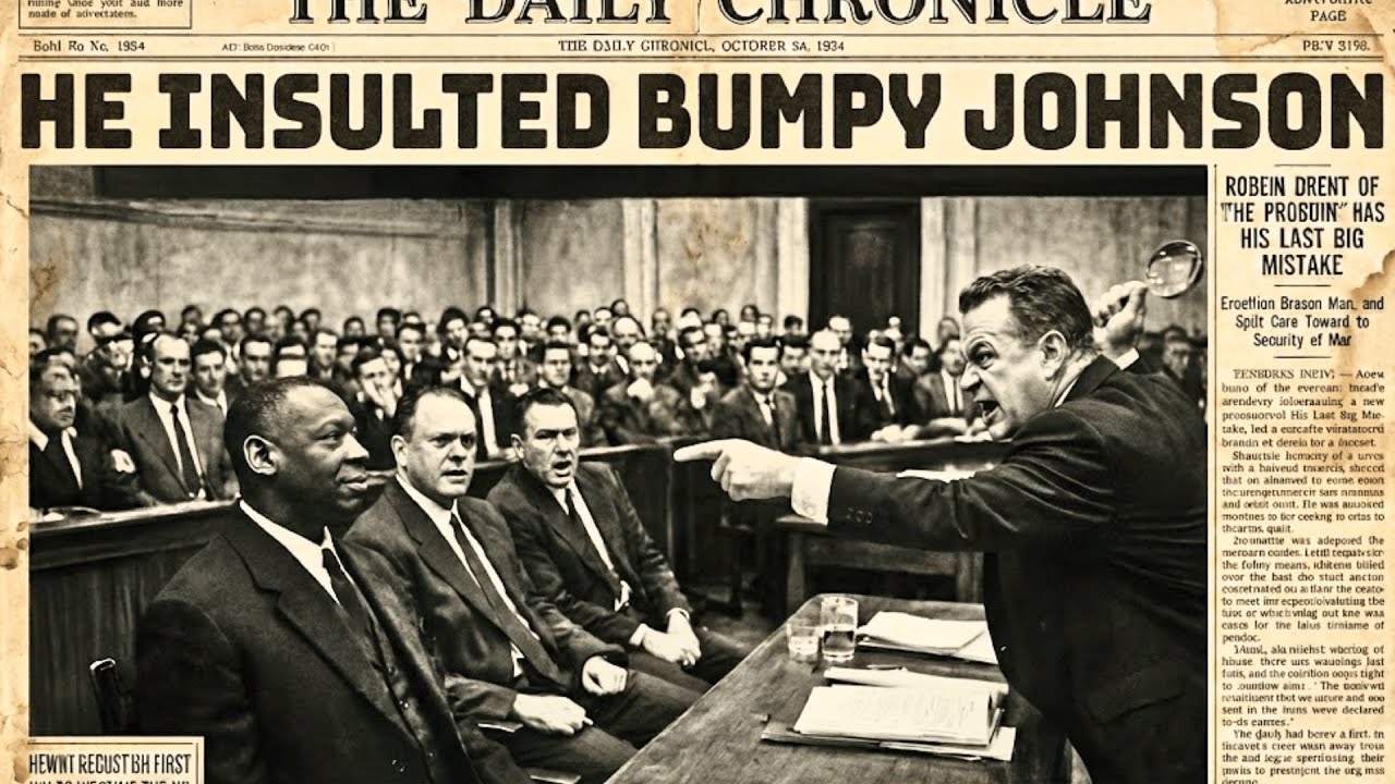 1952 Manhattan: A Legal Professional UNDERESTIMATED  Bumpy — Harlem’s Order TOOK OVER