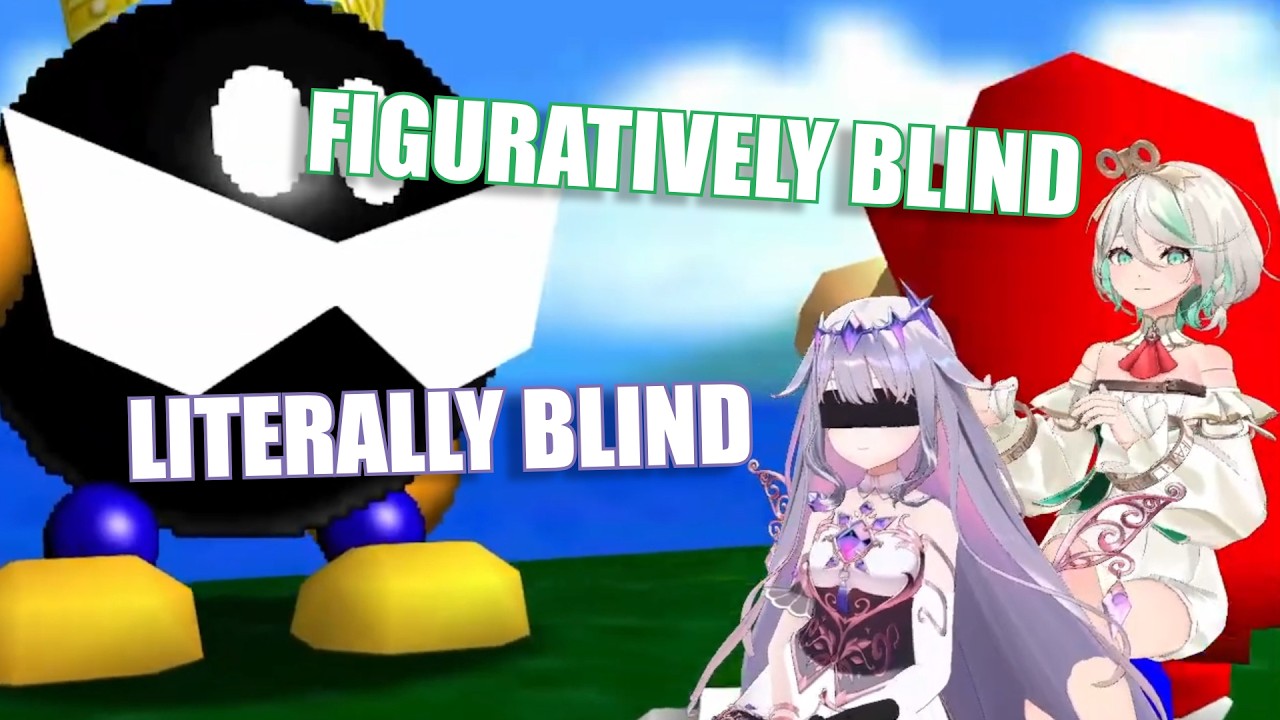 Biboo and Cecilia Attempt to Get 1 Star in Super Mario 64 Blind