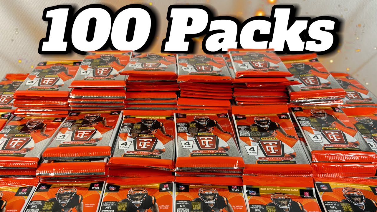 I Opened 100 Packs of Totally Certified Football!