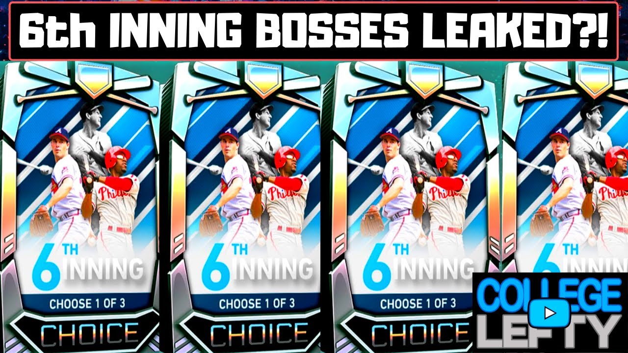 6th INNING BOSSES Accidentally LEAKED?! (Screenshot Proof) MLB The Show 20