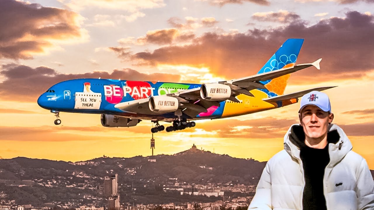 Planespotting Barcelona ¡Vemos el A380 Mas bonito del mundo!😍