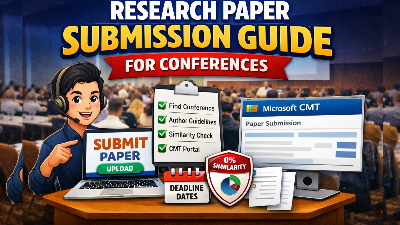Research Paper Submission Guide for Conferences | How to Submit Paper Using Microsoft CMT