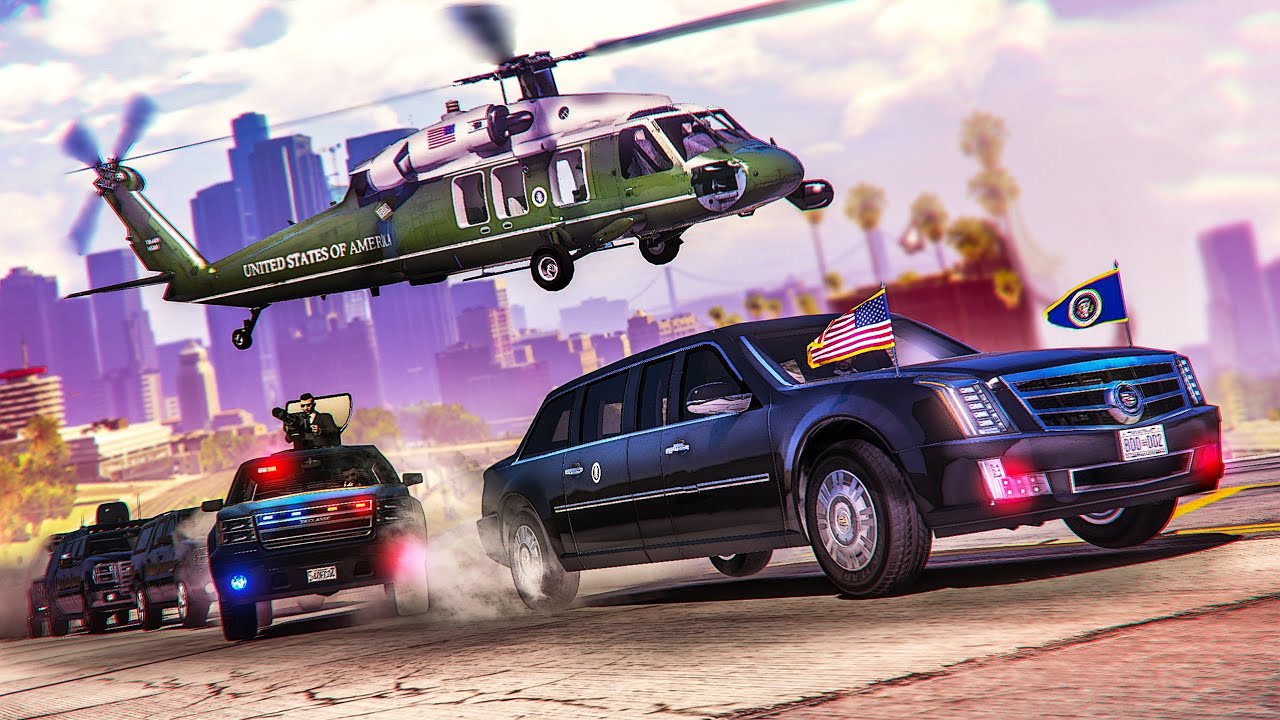 PROTECTING THE PRESIDENT in GTA 5!